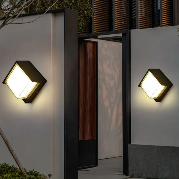 IP65 Waterproof Outdoor Wall Light Fixtures Modern LED Wall Lamp Decor Interior Sconce Mounted Outside Lighting 3