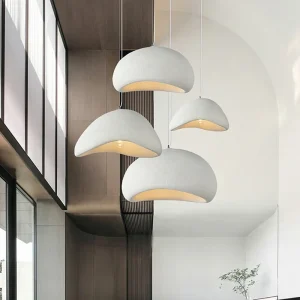 Minimalism Wabi Sabi LED Pendant Lights for Living Dining Room Restaurant Loft Decor Hanging Chandelier Art 2