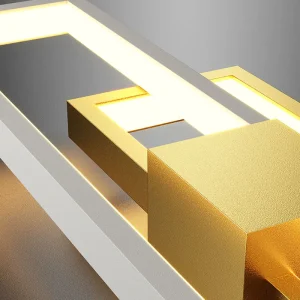 Modern simple long square bedside wall lamp corridor corridor porch wall lamp net red bedroom living 5
