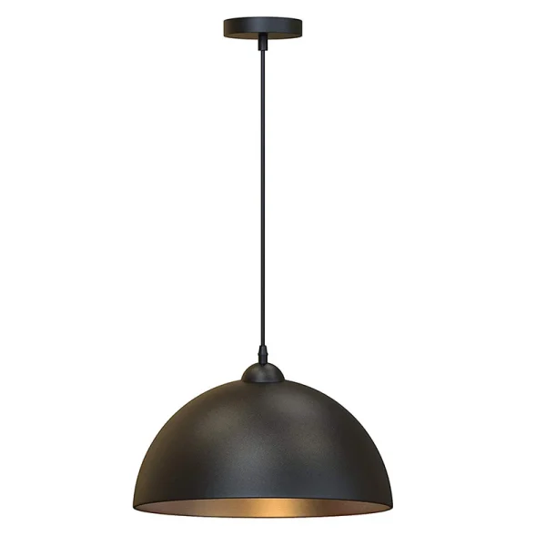 Nordic Retro Industrial Black Ceiling Pendant Lamp Dome Shade E27 Restaurant Dining Room Table Bar Decorative