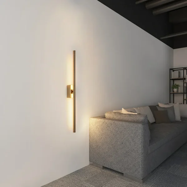 Nordic minimalist long Strip wall light luxury living room background wall bedroom bedside hotel corridor LED 5