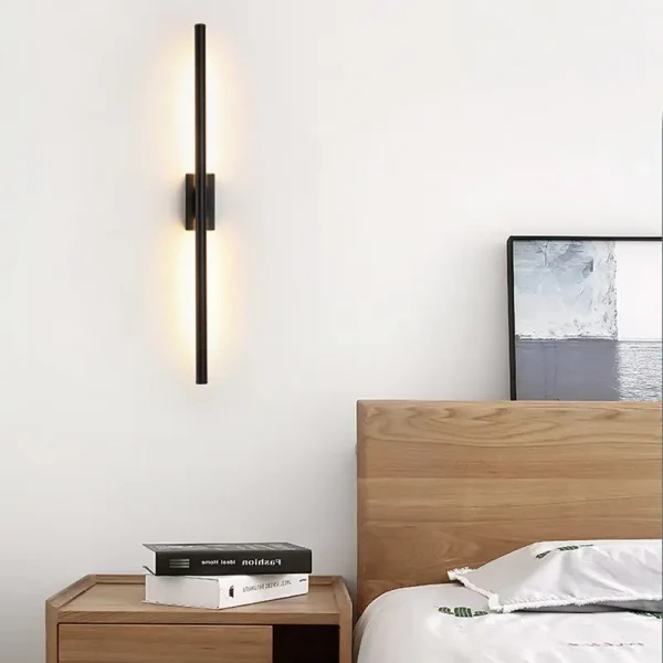 Nordic minimalist long Strip wall light luxury living room background wall bedroom bedside hotel corridor LED