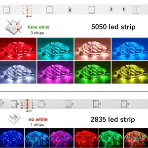 USB LED Strip Lights WiFi RGB 5050 Alexa APP Control Bluetooth Luces Led Flexible Diode Decoration 1