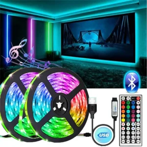 USB LED Strip Lights WiFi RGB 5050 Alexa APP Control Bluetooth Luces Led Flexible Diode Decoration