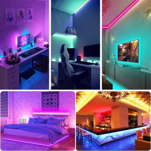 USB LED Strip Lights WiFi RGB 5050 Alexa APP Control Bluetooth Luces Led Flexible Diode Decoration 5