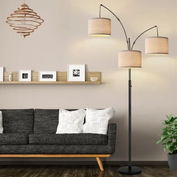 3 lights floor lamp