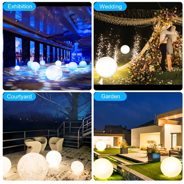 garden ball lights