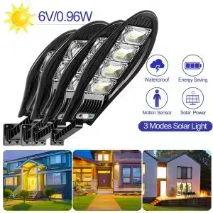 Led Outdoor Yard Light Ip65 Waterproof Motion Sensor Solar Street Light Multifunction Solar Lamp For Garden